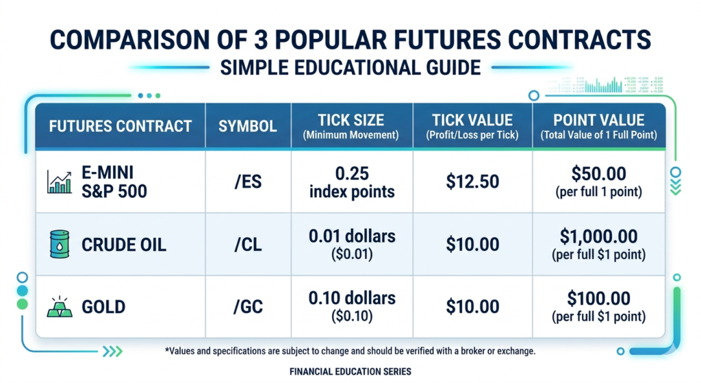 Futures profit calculator